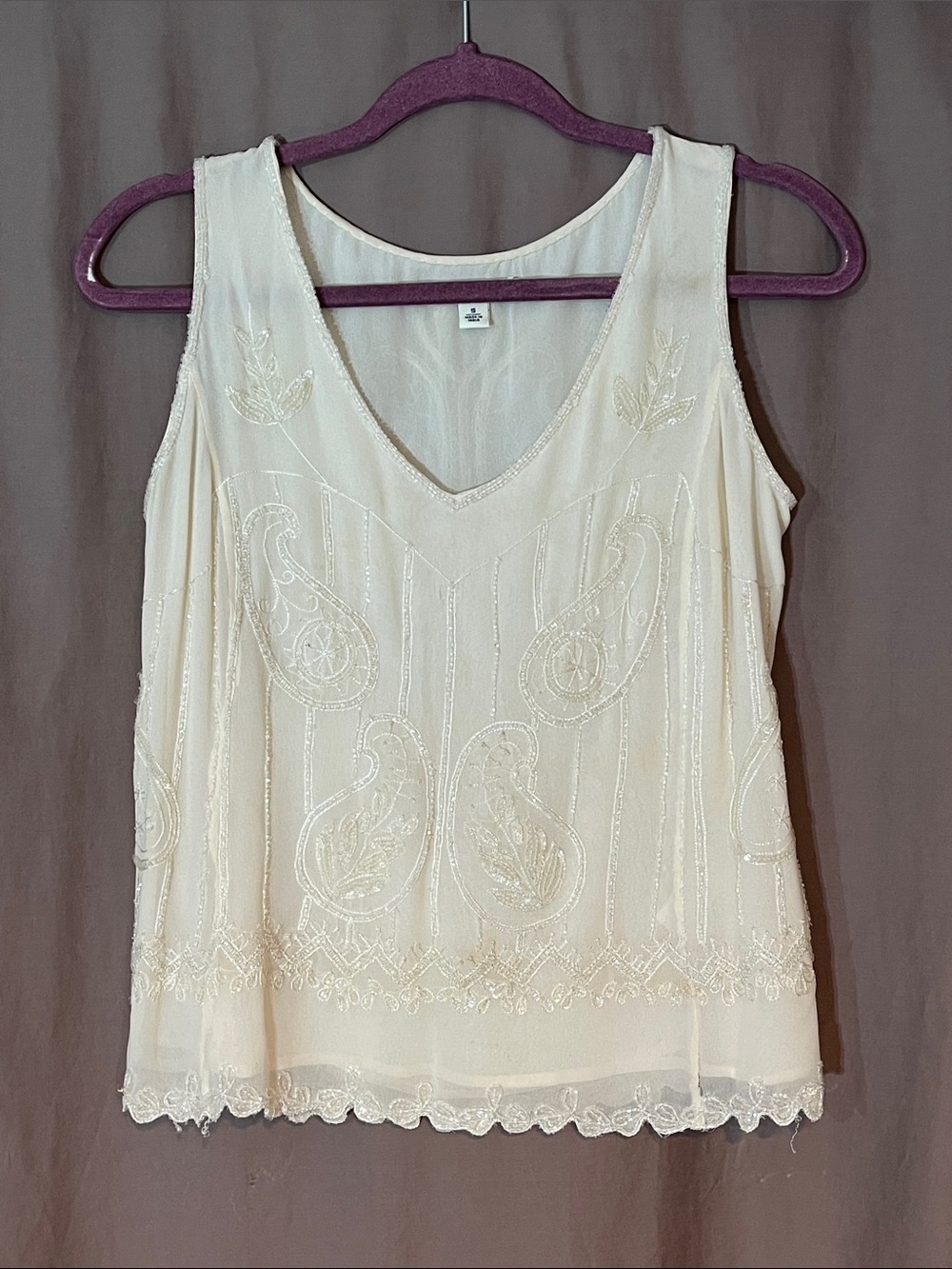Vintage Y2K Cream Tank